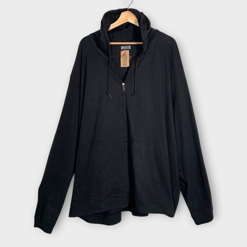 Duluth Trading Lightweight Full Zip Hoodie Men's 3XL Relaxed Fit Long Tail NEW